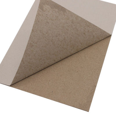 두꺼운 종이 박스 판지 장 600gsm 1mm 회색 판지 종이 단면 코팅