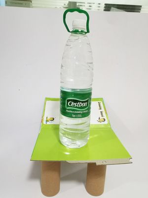 재활용 펄프 스타일로 만든 단면 코팅 두꺼운 카드보드 시트