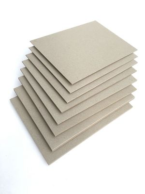 이중 면 회색 판 787x1092mm 889x1194mm 회색 고리판 PE 코팅 펄프 재료 포장용